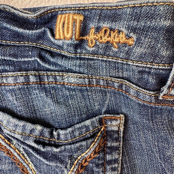 Kut From The Kloth Straight Leg Mid-rise Ankle Jean, Women's Size 10 - Picture 8 of 12